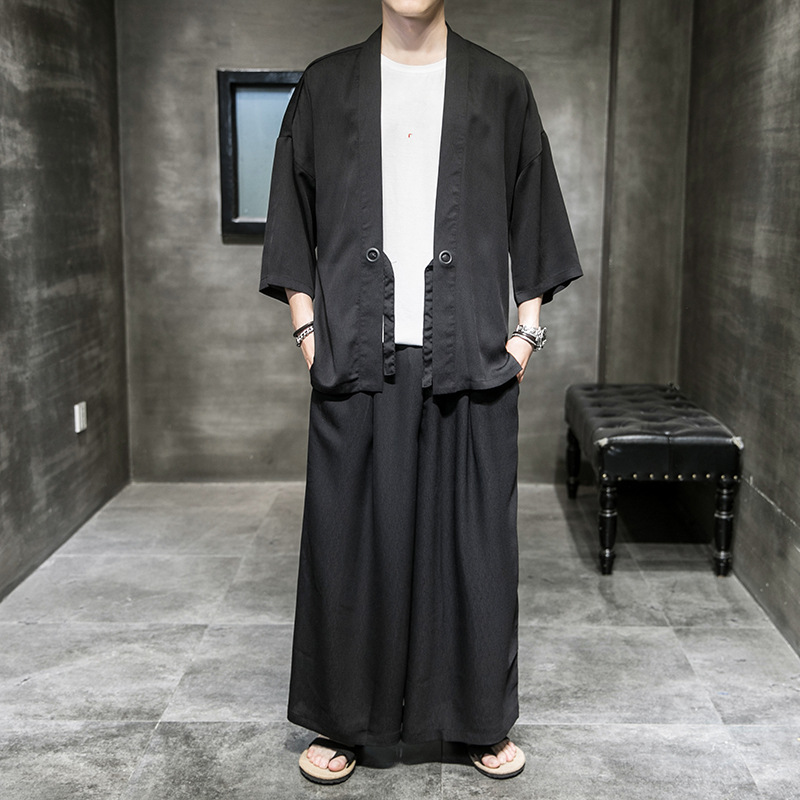Men's Fashion And Comfort Chinese Style Hanfu Casual Suit