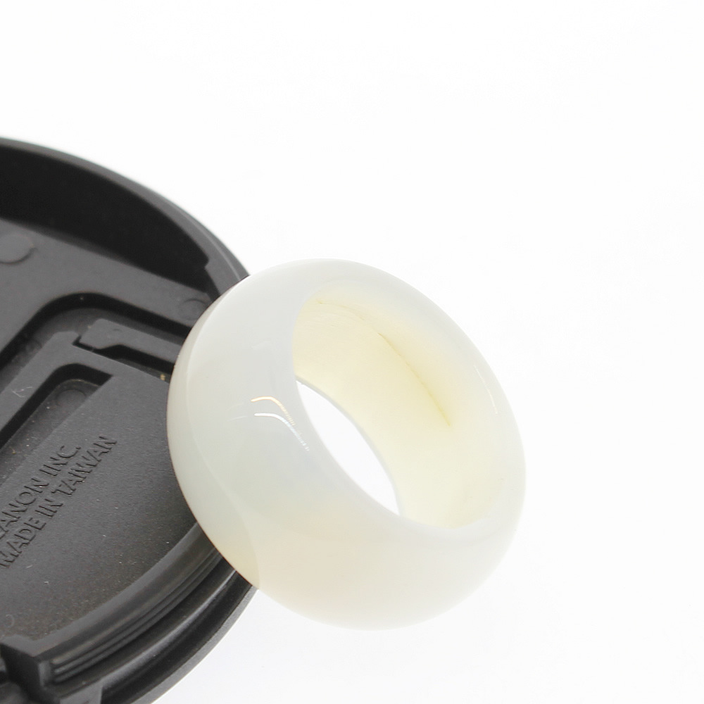 12x22MM Semi-Precious Stone Ring, Natural Stone Ring, Exquisite Large Hole Ring, DIY Jewelry Accessories