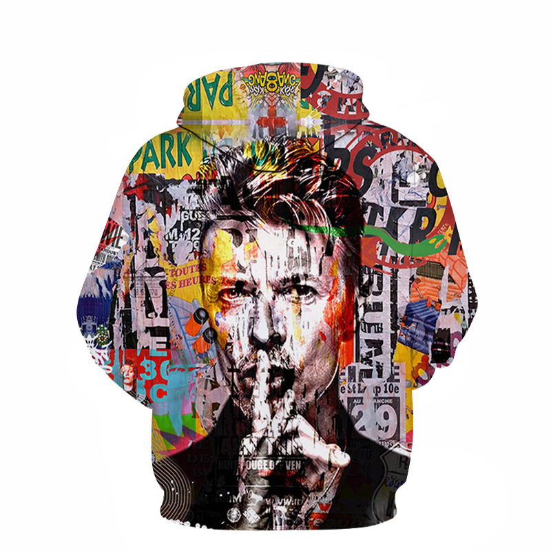 Cross-Border Fashion Spring And Autumn 3D Digital Printing Couple Wear Casual Sweater Hoodie Baseball Uniform