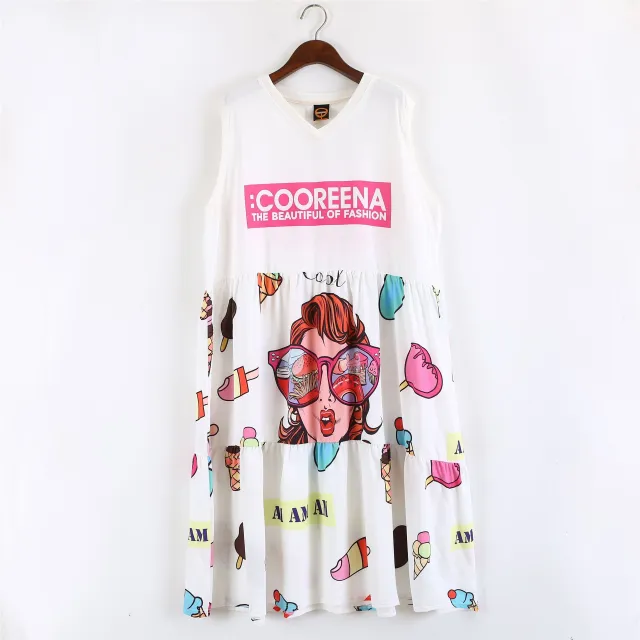 Sweet And Cute Plus Size Women's Loose Tutu Skirt Colorful - Shop at LoveMi
