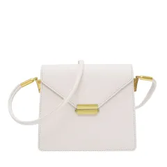 Crossbody Small Black Bag Chic Bag Female New Wave Korean Version Of The Wild Simple One-Shoulder Retro Style Small Square Bag - White - View 1
