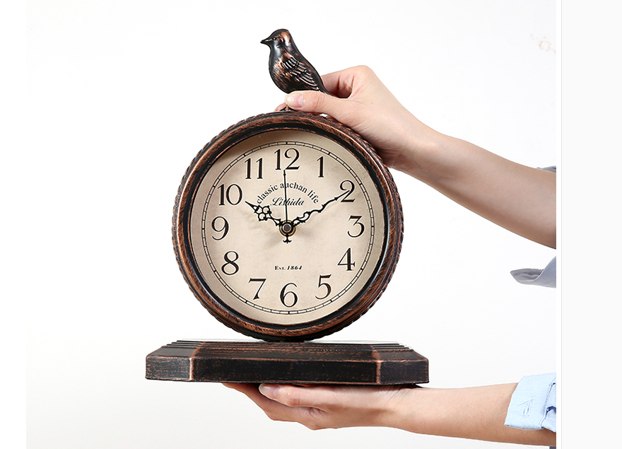 Living Room Creative Ornaments Sitting Clock American Clock — foto 2