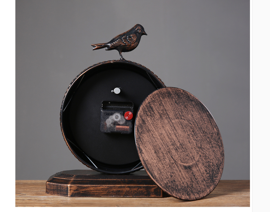 Living Room Creative Ornaments Sitting Clock American Clock — foto 8