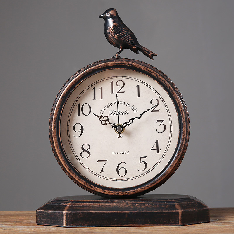 Living Room Creative Ornaments Sitting Clock American Clock — foto 6