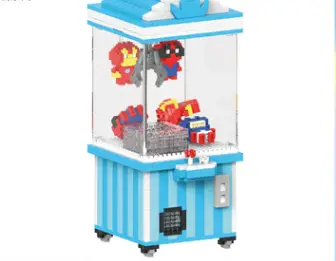 Miniature Small Particles Puzzle Assembling Toys Compatible With Lego Children'S Carousel And Claw Machine Building Blocks