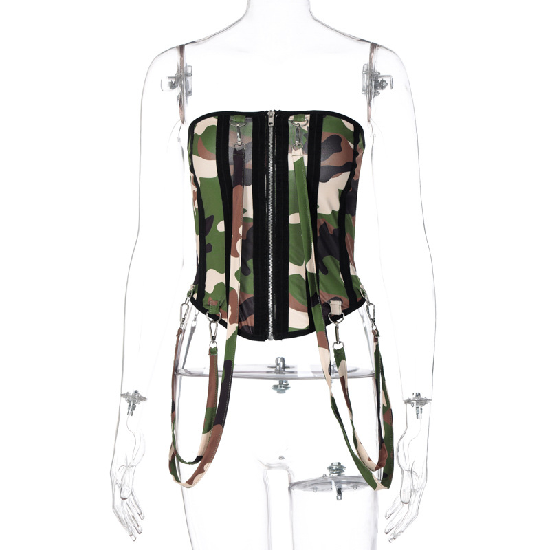 Title 2, Camouflage all-match Sculpting Girdle Wrap Brea...