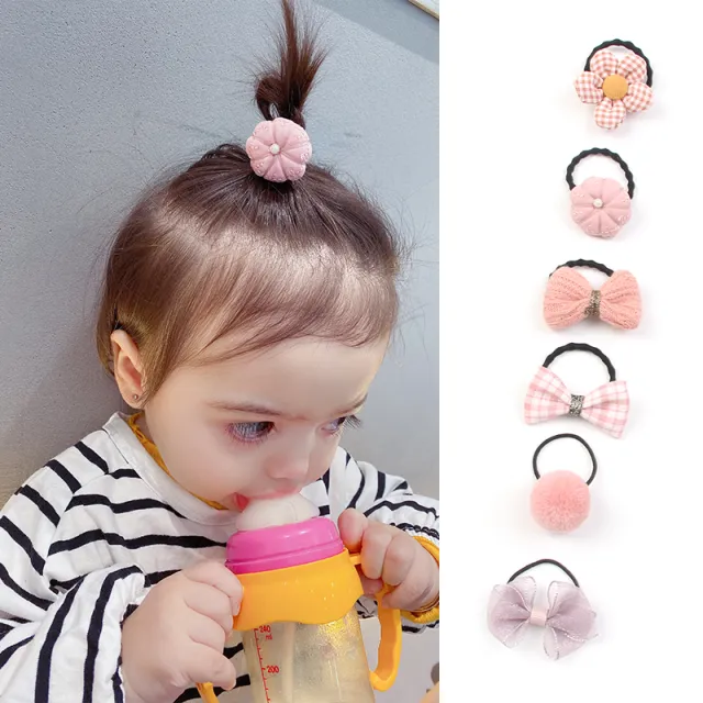 Huang Xiaoniu Baby''s Rubber Band Doesn''t Hurt Her Hair 5Style - Shop at LoveMi