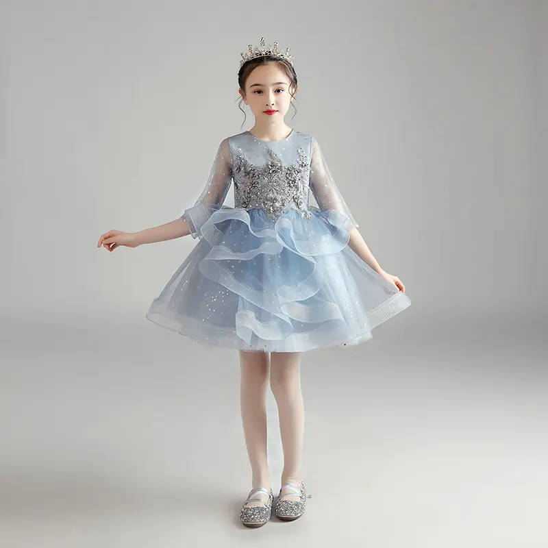 Children Dress Princess Girl Host Evening