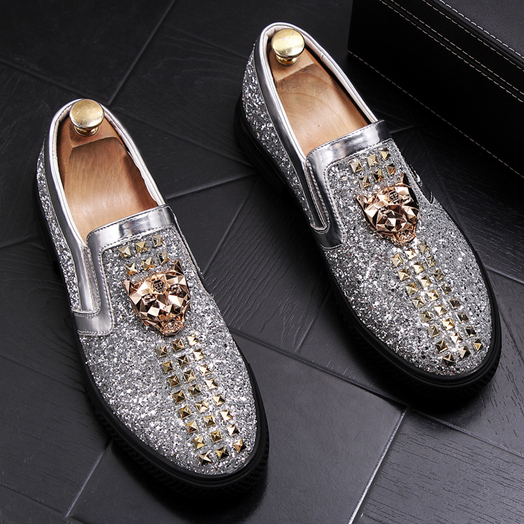 Title 5, Casual Shoe Cover Foot Lazy Shoes Rivet Sequine...