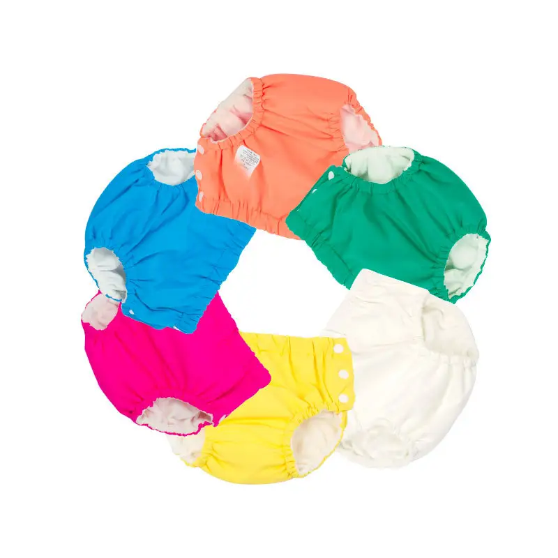 Baby Swimming Trunks, Diapers, Washable Pockets, Urine