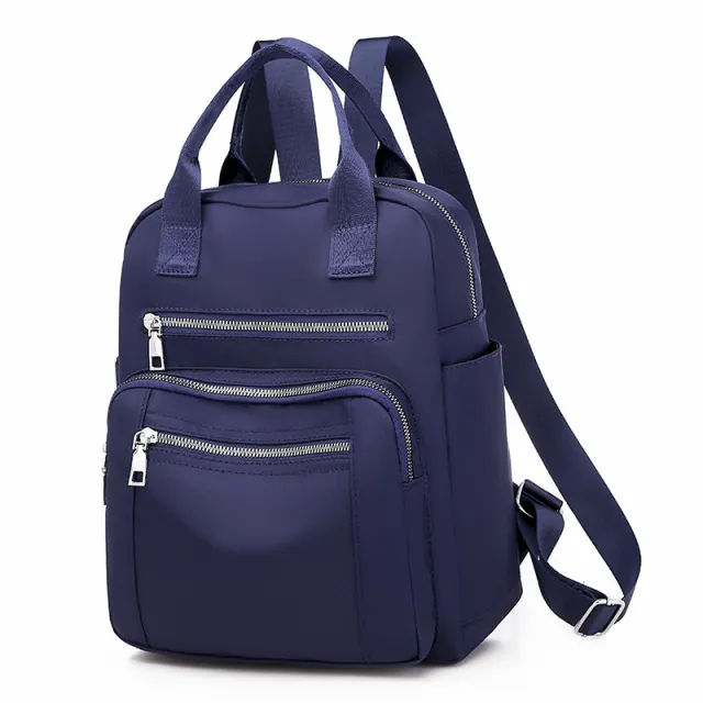 Oxford Dual Purpose Spring New Nylon Fashion Leisure Travel Backpack Blue - Shop at LoveMi