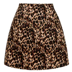 New Summer Cotton Floral Print Women'S Slim Mini Skirt - A18 - View 1