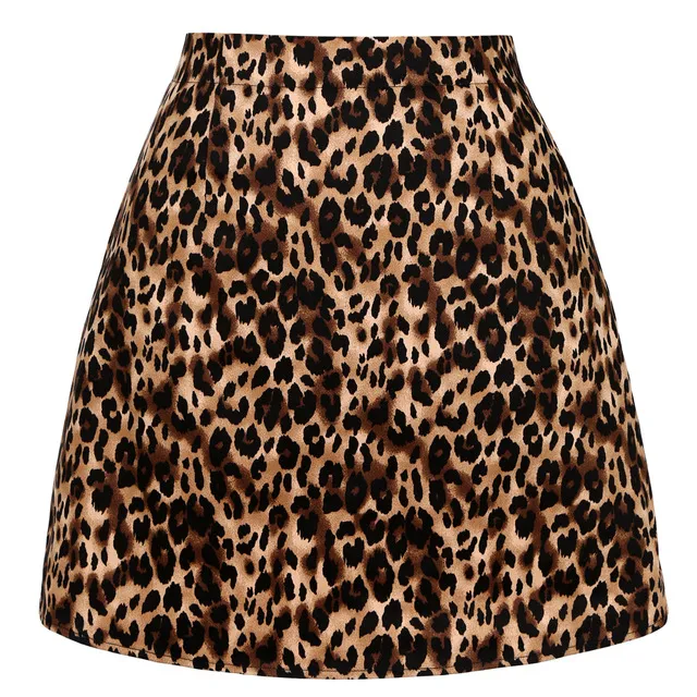 New Summer Cotton Floral Print Women'S Slim Mini Skirt - A18