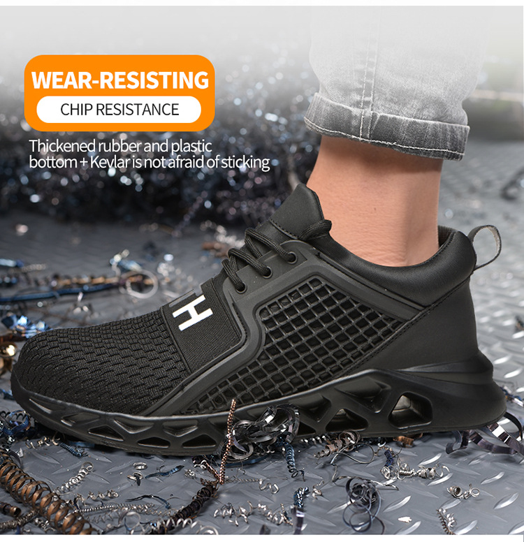 Title 20, Fly-Woven Mesh Breathable Labor Insurance Shoes...