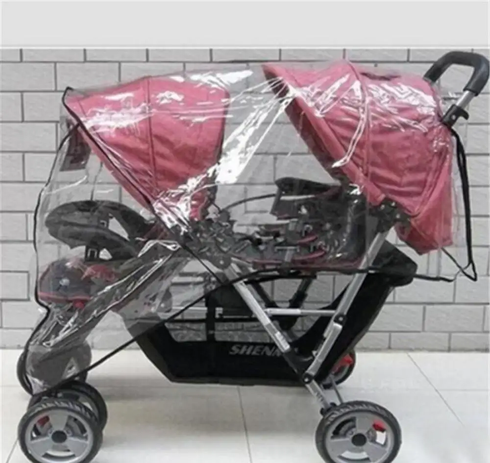 Rain Cover For Twin Stroller In Front