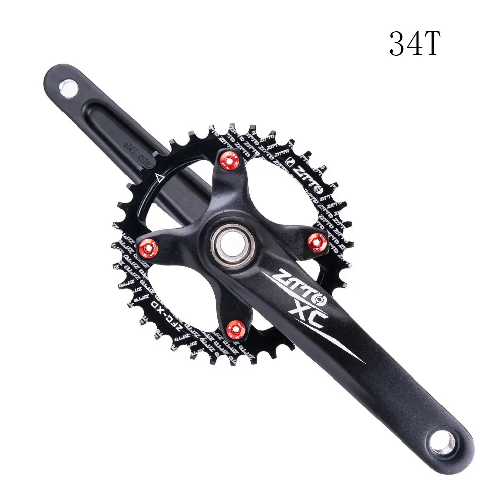 Mountain Bike One-Piece Hollow Crankset Left