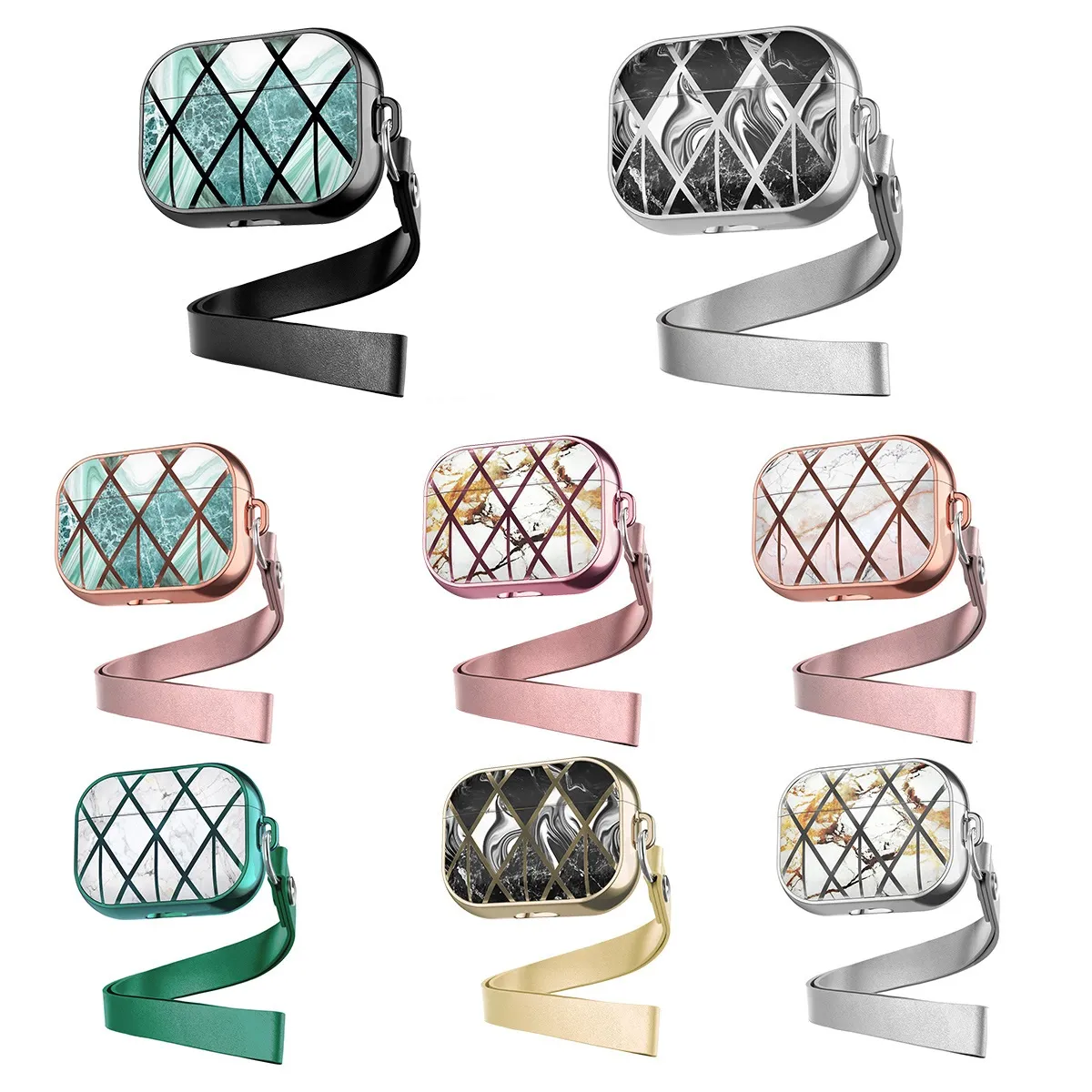 Colorful Fashion Case Protective Bluetooth Wireless Earphone Cover with The Rope – image 5