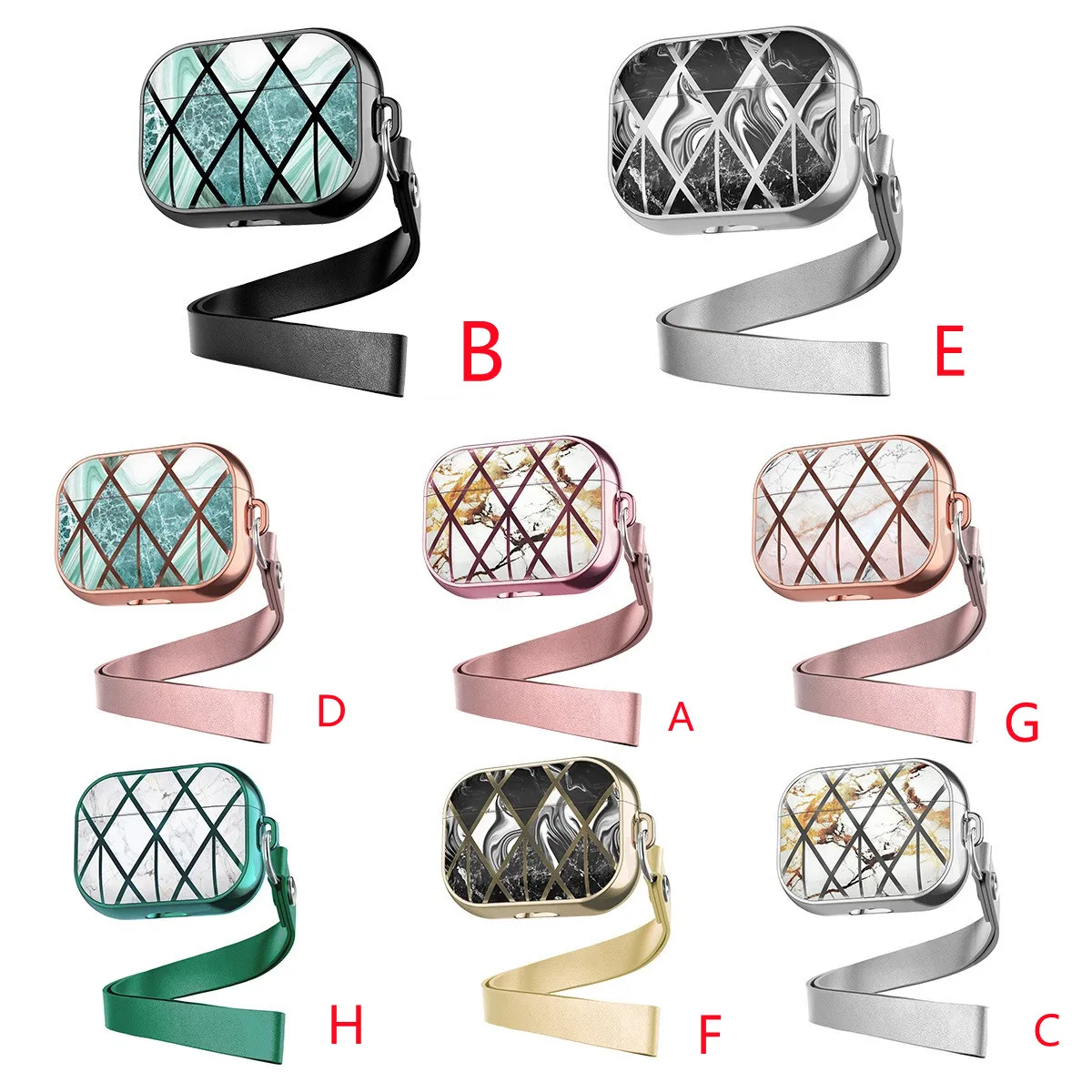 Colorful Fashion Case Protective Bluetooth Wireless Earphone Cover with The Rope – image 7