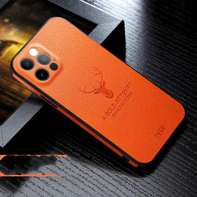 Compatible With Apple, Luxury Leather Texture Square
