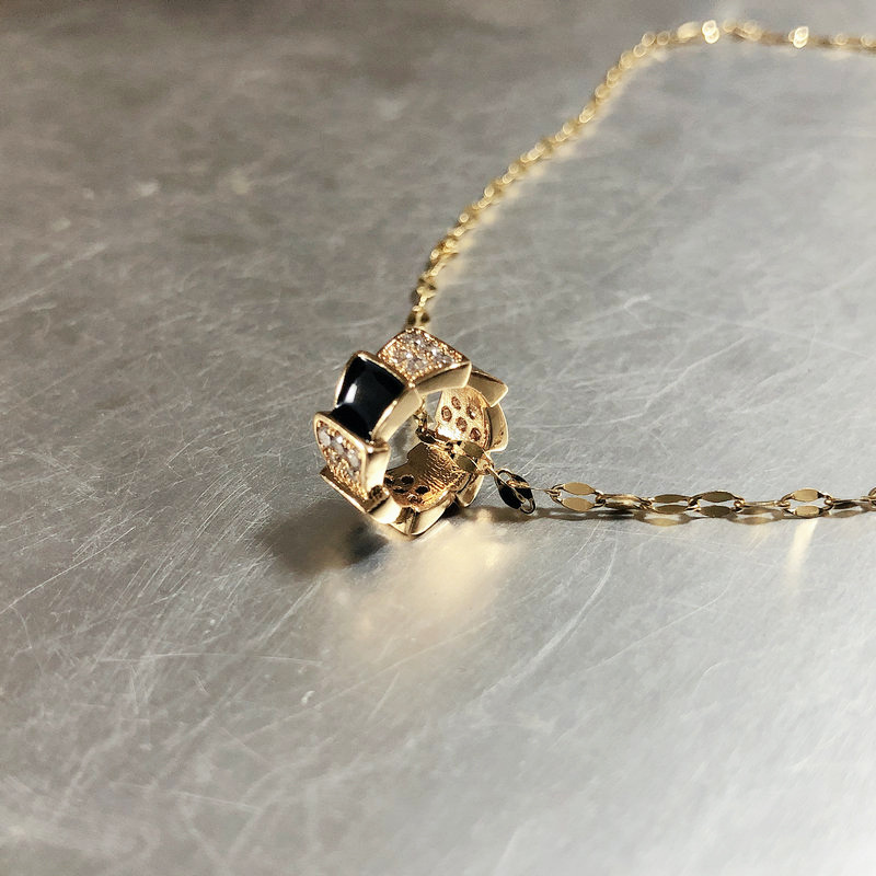 18K Gold Net Red Jewelry Titanium Steel Clavicle Chain