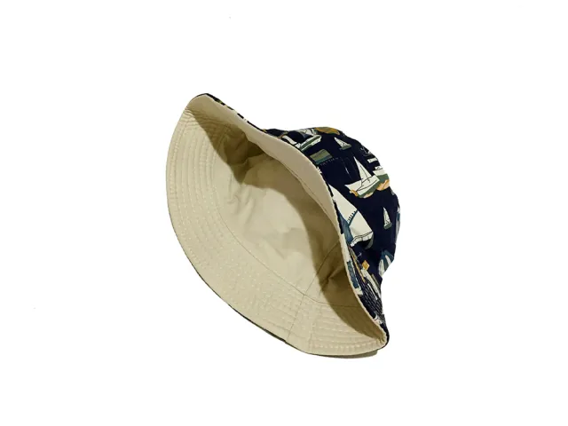 Sailing double sided fisherman hat Navy - Shop at LoveMi