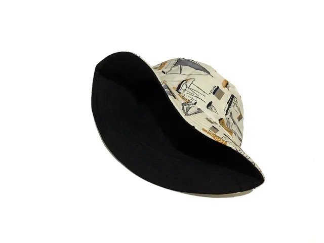 Sailing double sided fisherman hat White - Shop at LoveMi