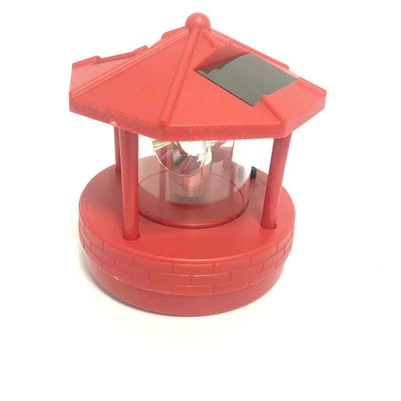 Solar Rotating Lighthouse Outdoor Courtyard Garden Lawn Decorative Lighting Landscape Light — foto 7