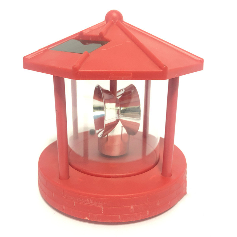 Solar Rotating Lighthouse Outdoor Courtyard Garden Lawn Decorative Lighting Landscape Light — foto 2