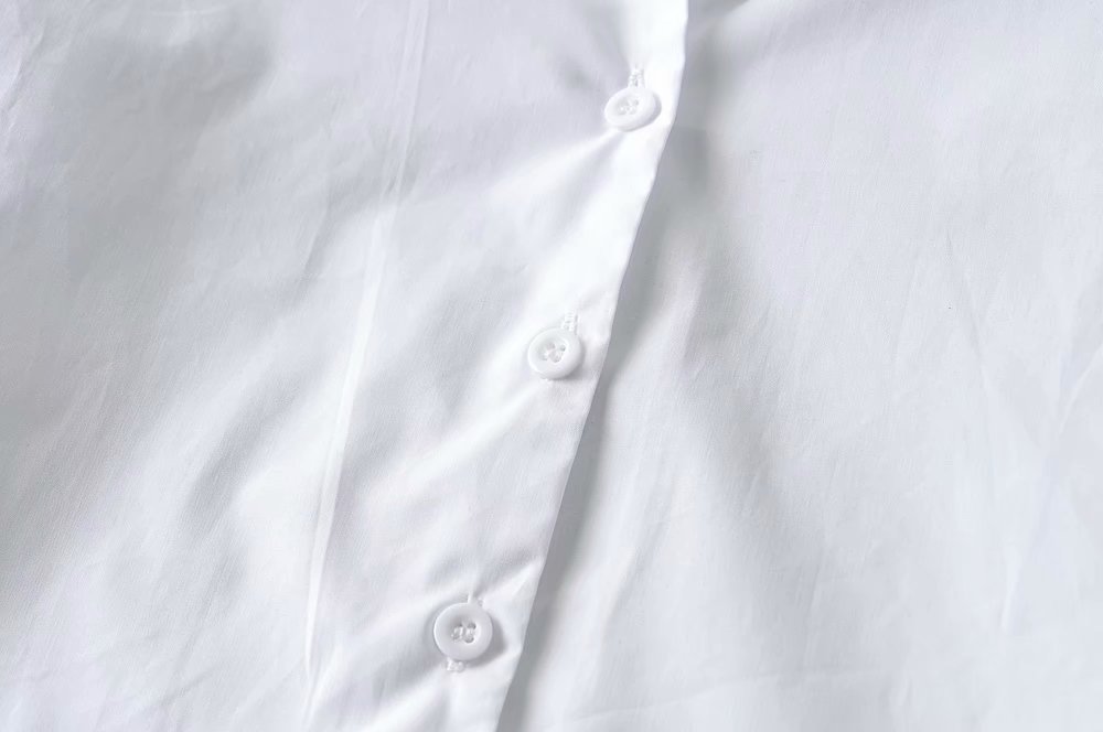 Spring European And American Lapel Cropped Crop Top