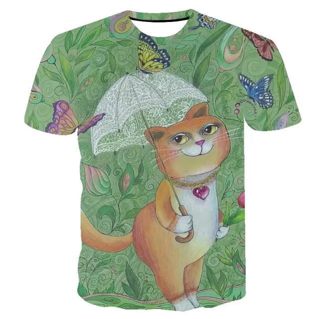 Summer Short Sleeved Digital Printing Fashion T Shirt Awtx002 - Shop at LoveMi