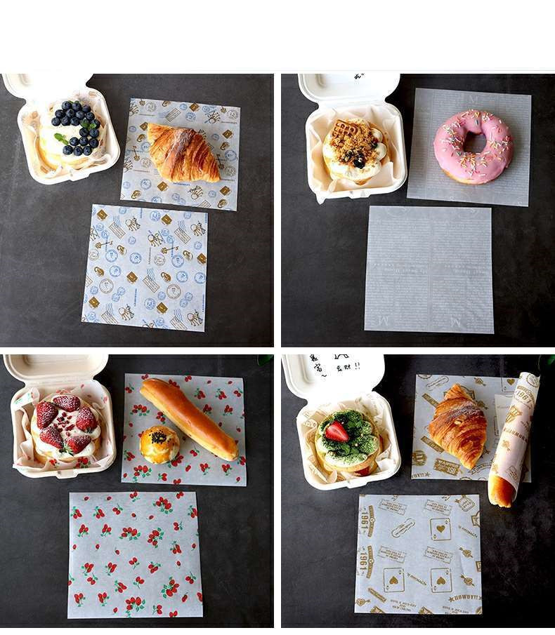 Title 4, Baking Dinner Plate Cake Bento Box Pad Paper