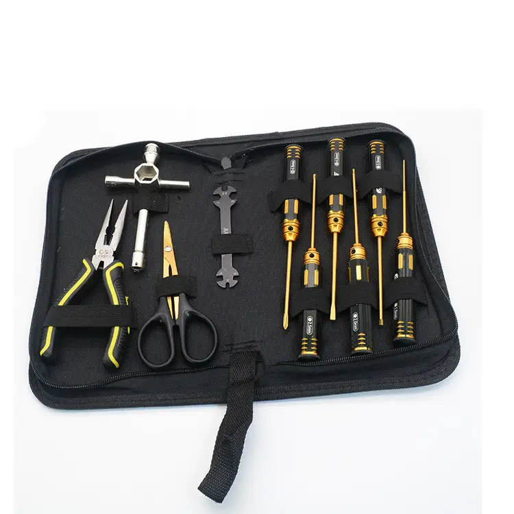 Remote Control Model Car Kit Set Special Sleeve Pliers For Aeromodelling Car Model Titanium-Plated Hexagonal Socket Scissors Screwdriver