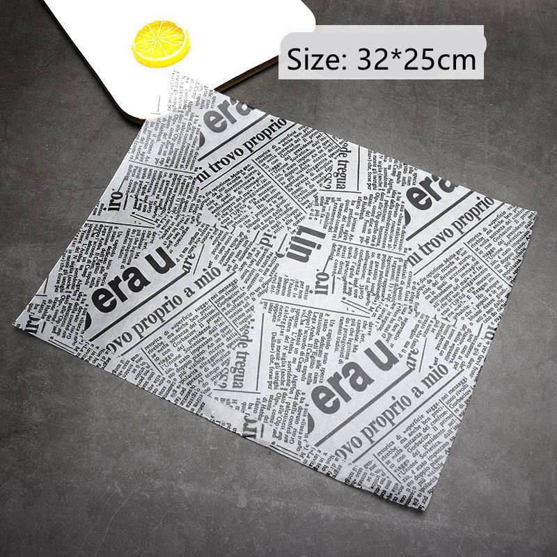 Medium white newspaper cushion