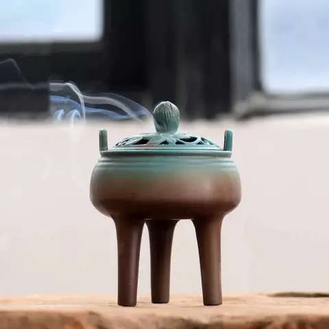Antique Incense Burner Household Pan Sandalwood