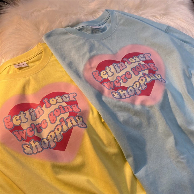 Vintage Design Sense New Loose And Thin Summer Short-Sleeved T-Shirt For Women And Men