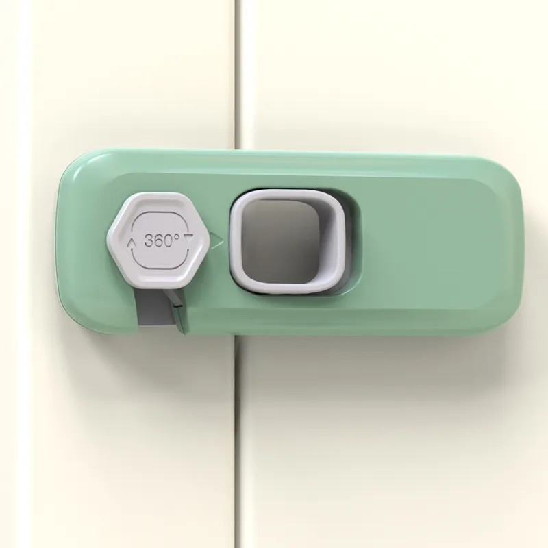 Home Refrigerator Lock Fridge Freezer Door Catch Lock Toddler Kids Child Cabinet Safety Lock For Baby Safety Child Lock – image 7
