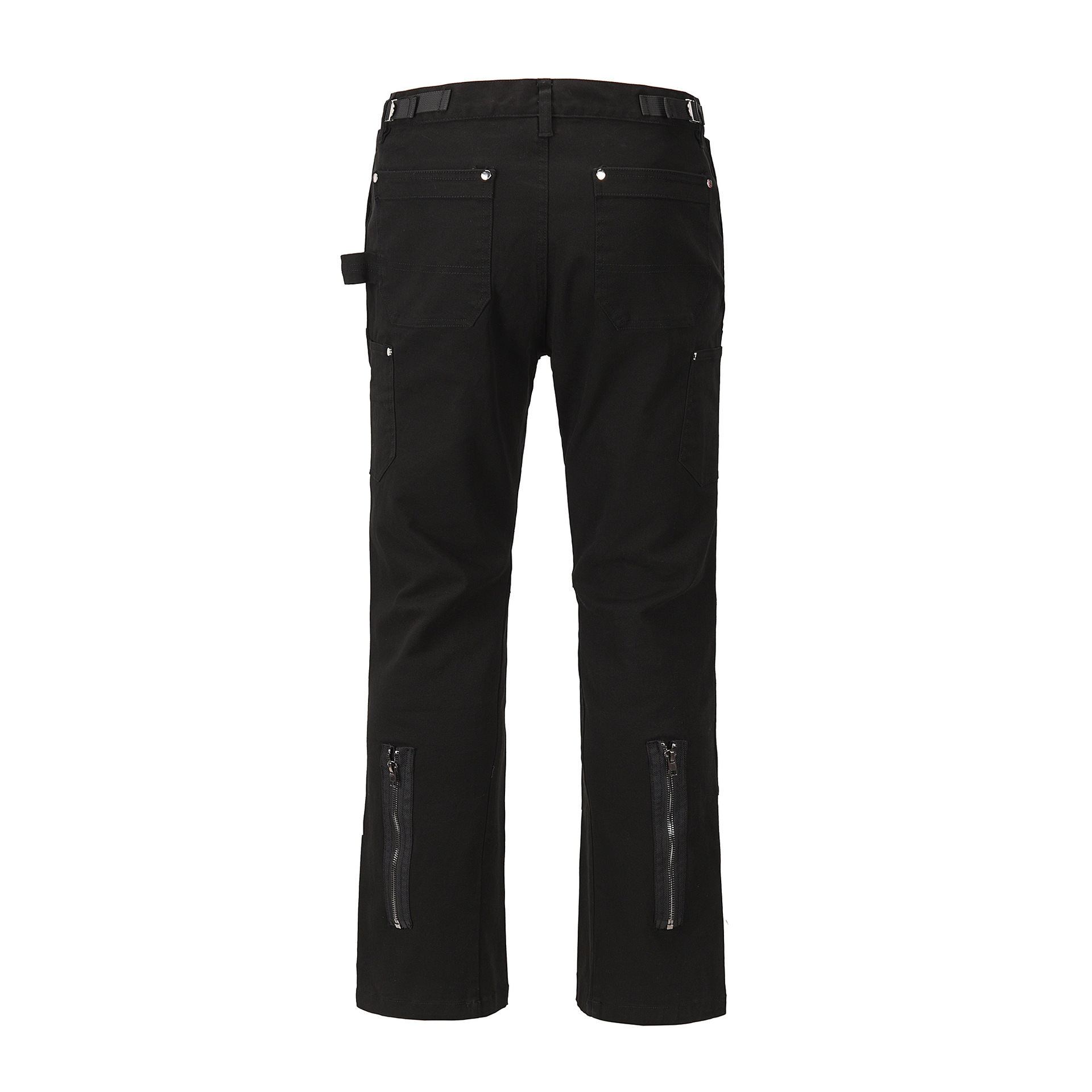 Autonomous Zippered Heavy Industry Flared Pants