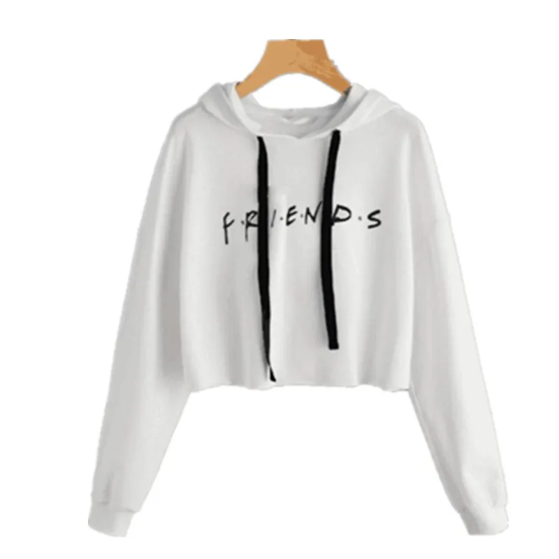 A Monogrammed Long-Sleeved Hoodie - White