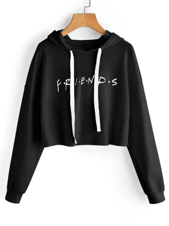 A Monogrammed Long Sleeved Hoodie Black - Shop at LoveMi
