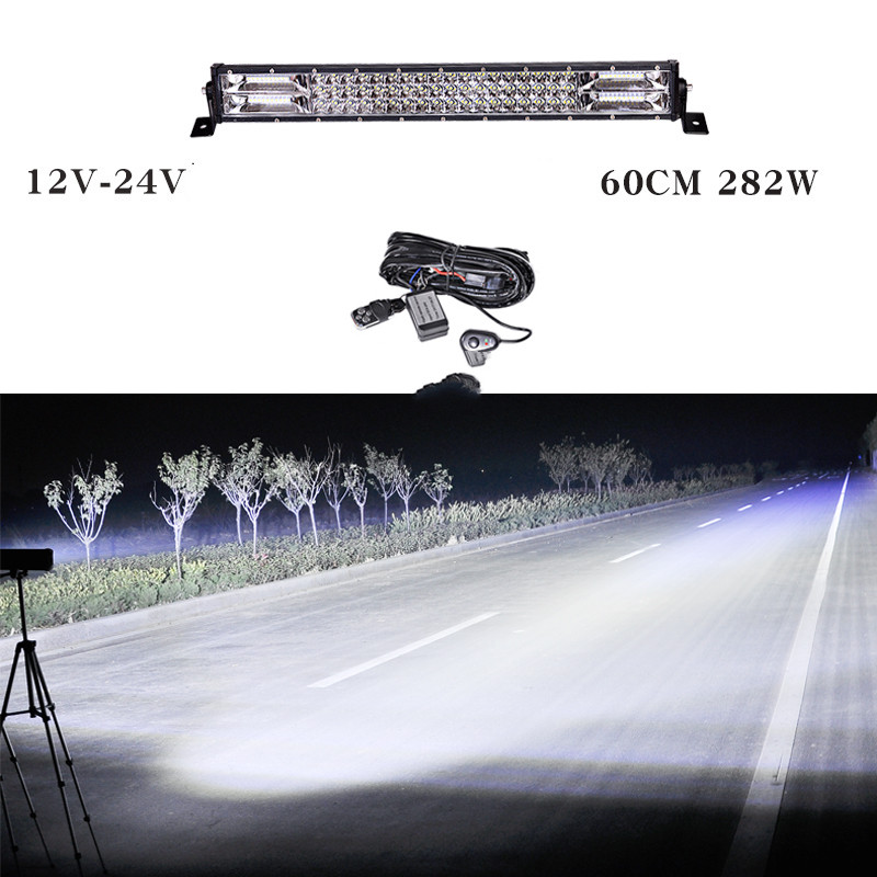 Light Bar 12V 24V Truck Middle Bar Light Super Bright Bright Light - Image 5