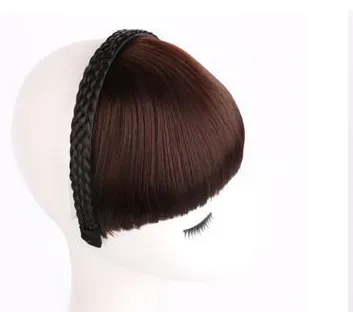 Secret Bang & Braid Headband Dark Brown - Shop at LoveMi