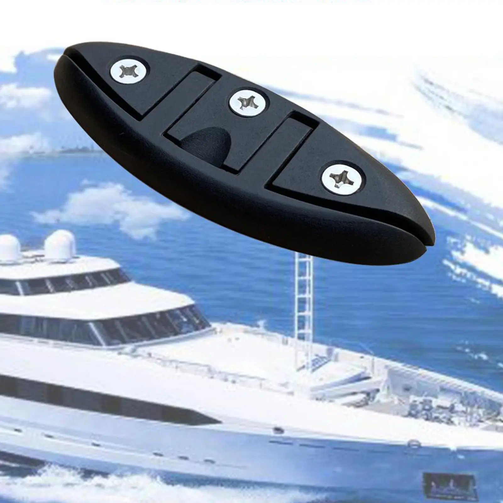 5 Inch Nylon Folding Cable Tie Pull Cable Tie Claw Horn Bollard Marine Yacht Hardware