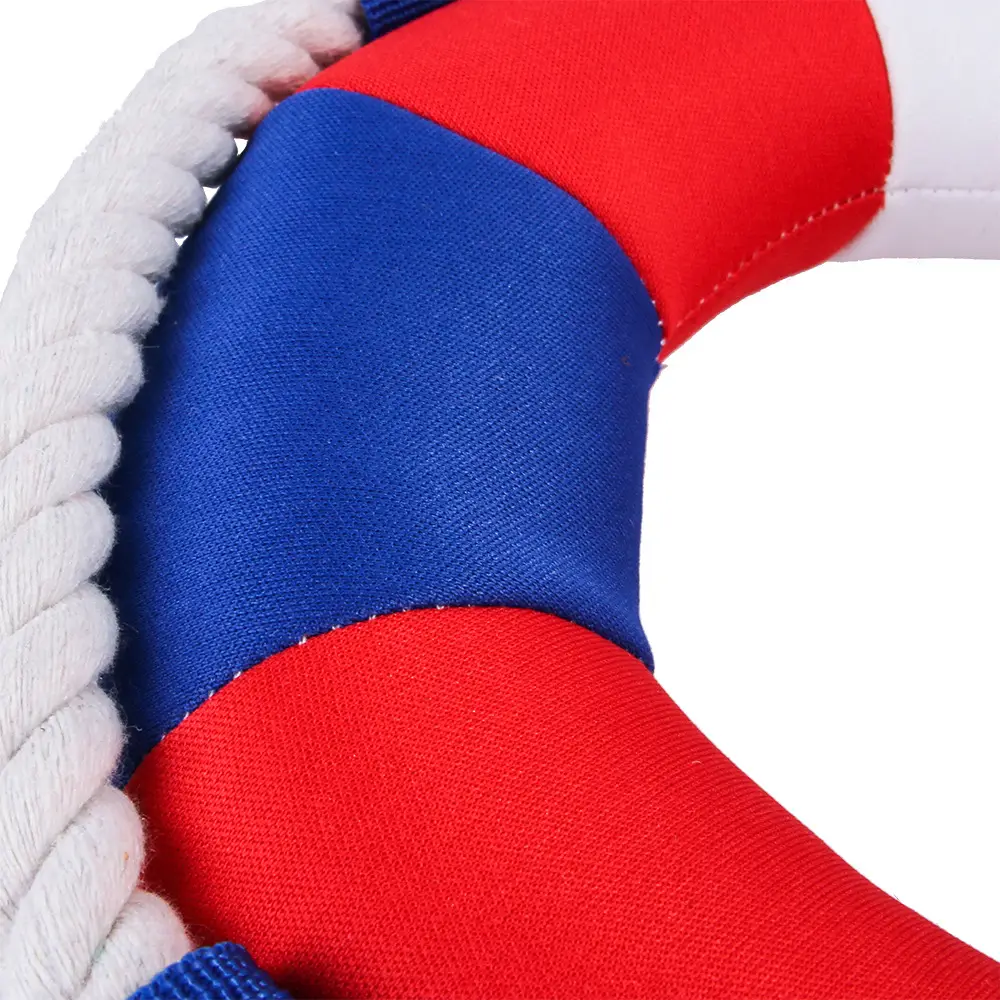 Bite Resistant Cotton Rope Golden Retriever Method Dog Swimming Ring Toy