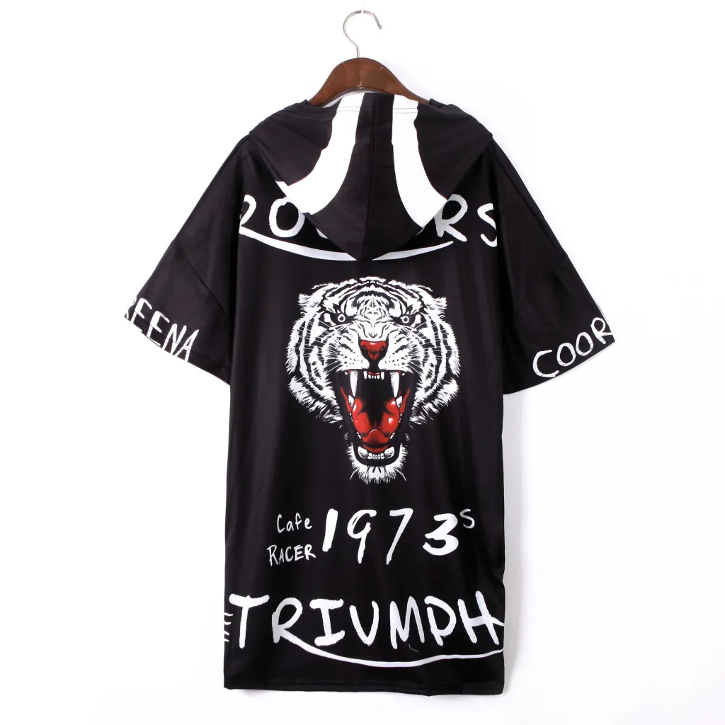 Fashion Brand Plus Size Women's Clothing Skirts, Hooded Sweaters,Large T-Shirts, Sportswear, All-Match Delivery - Black