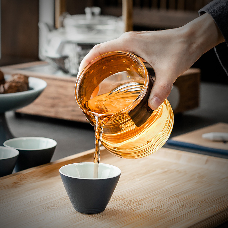 Simple And Portable Glass Kung Fu Teapot