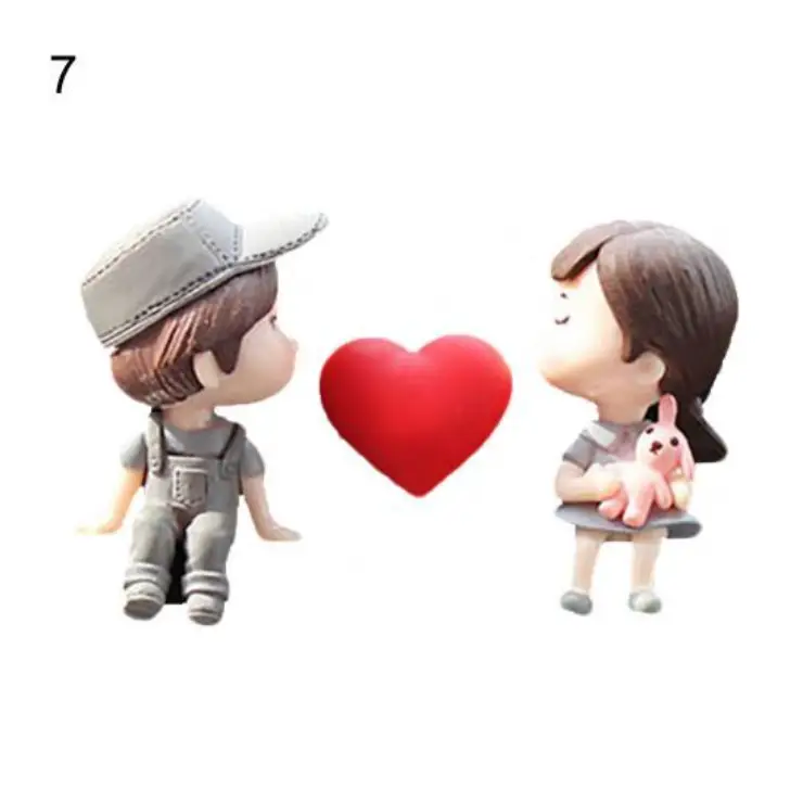 Decorative Perfume Clip couple Diamond Aromatherapy Clip Cartoon Cute Car Accessories