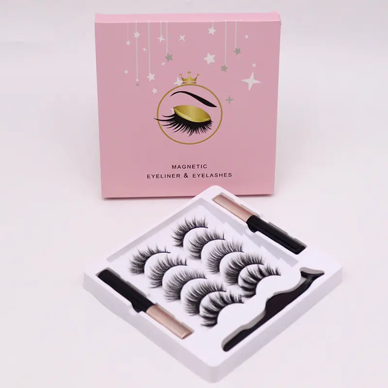Magnetic Eyelashes Eyeliner Set Long Lasting False