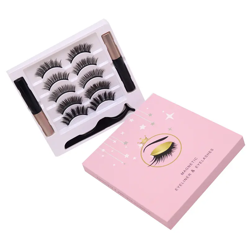 Magnetic Eyelashes Eyeliner Set Long Lasting False