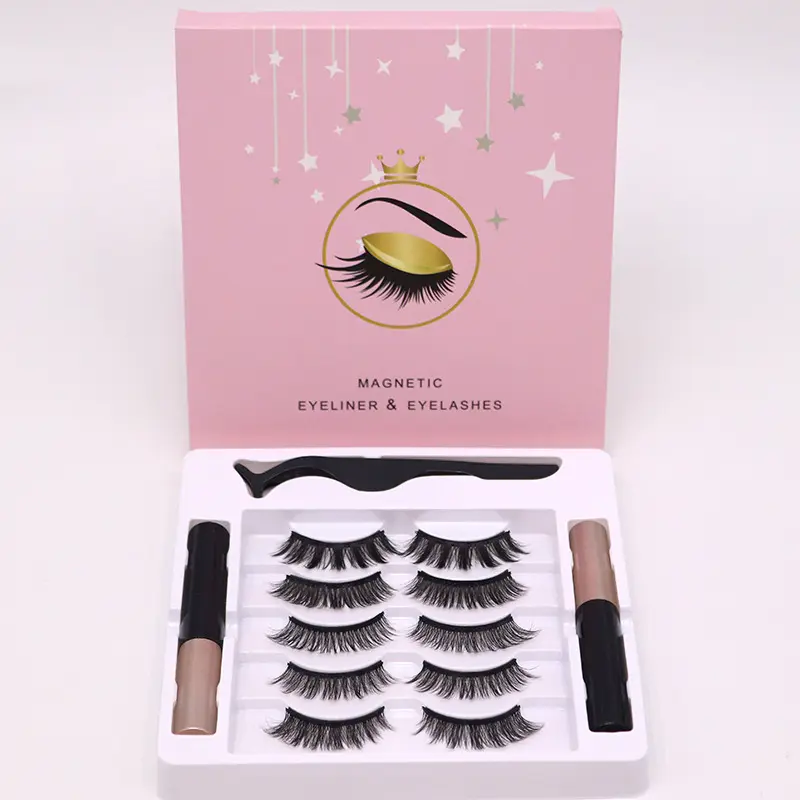 Magnetic Eyelashes Eyeliner Set Long Lasting False