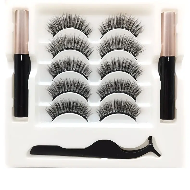 Magnetic Eyelashes Eyeliner Set Long Lasting False